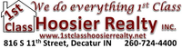 1st Class Hoosier Realty Logo