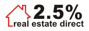 2.5% Real Estate Direct Logo