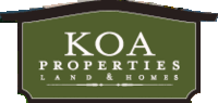 Koa Properties Land & Homes LLC Logo