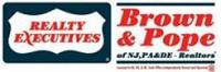 Realty Exec Brown & Pope of NJ, PA  & DE Realtors Logo