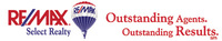 RE/MAX SELECT REALTY Logo